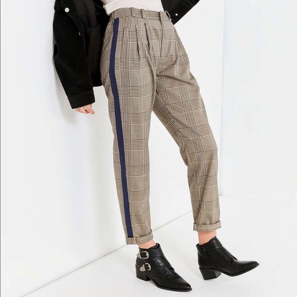 urban plaid pants